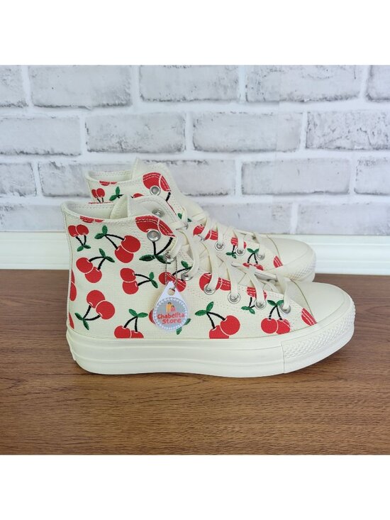Converse Shoes - ✨Converse Chuck Taylor All Star Lift Platform Sz 7 Womens Shoes Cherries A08096C